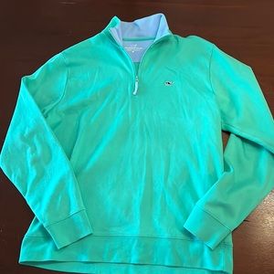 Vineyard Vines mens cotton jersey 1/4 zip